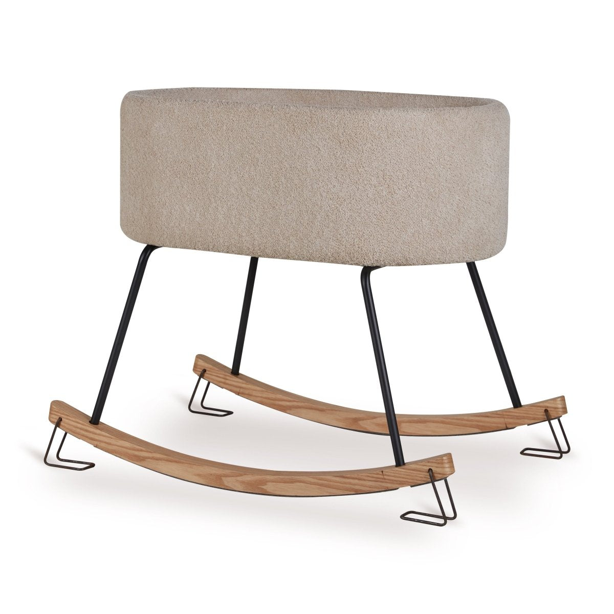 QUAX - Berceau à Bascule De Luxe - Mouton Bouclé