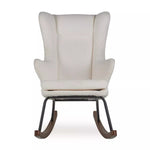 QUAX - Chaise À Bascule Adulte De Luxe - Crème