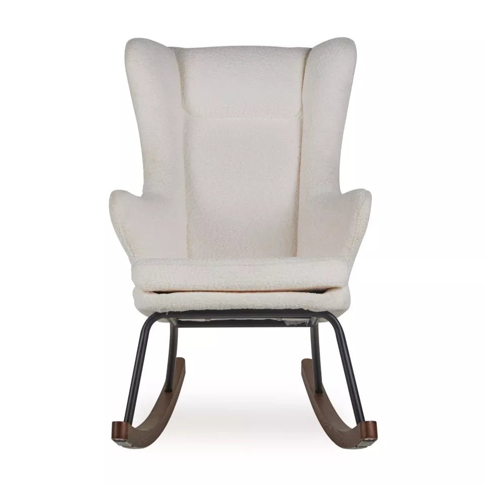 QUAX - Chaise À Bascule Adulte De Luxe - Crème