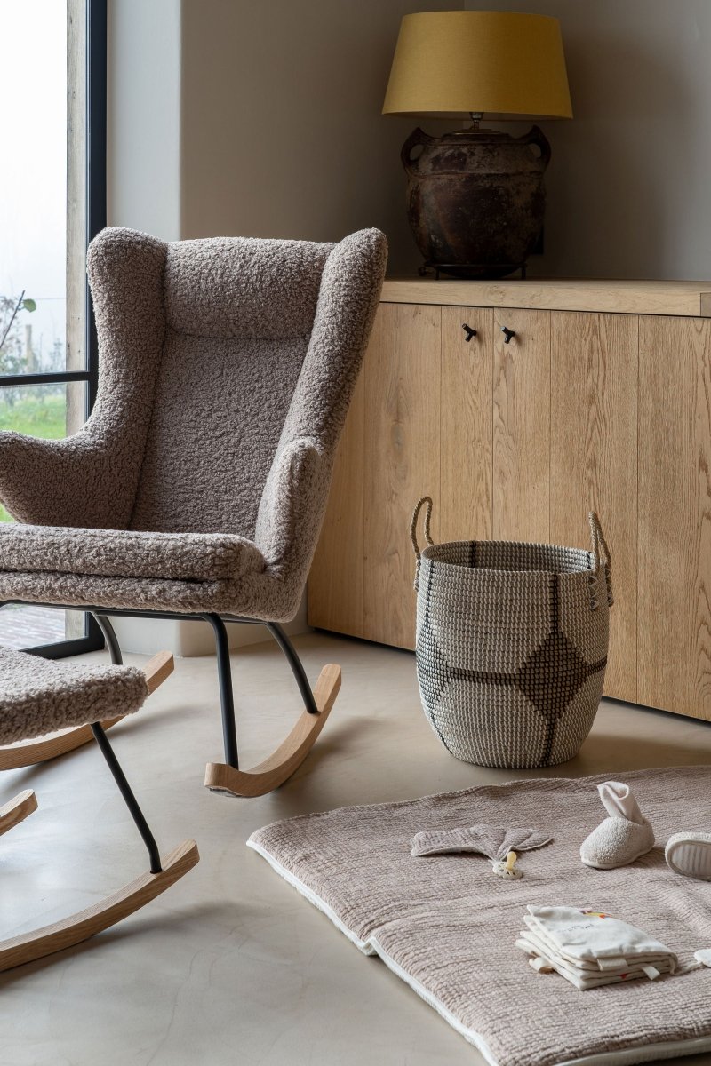 QUAX - Chaise À Bascule Adulte De Luxe - Pierre