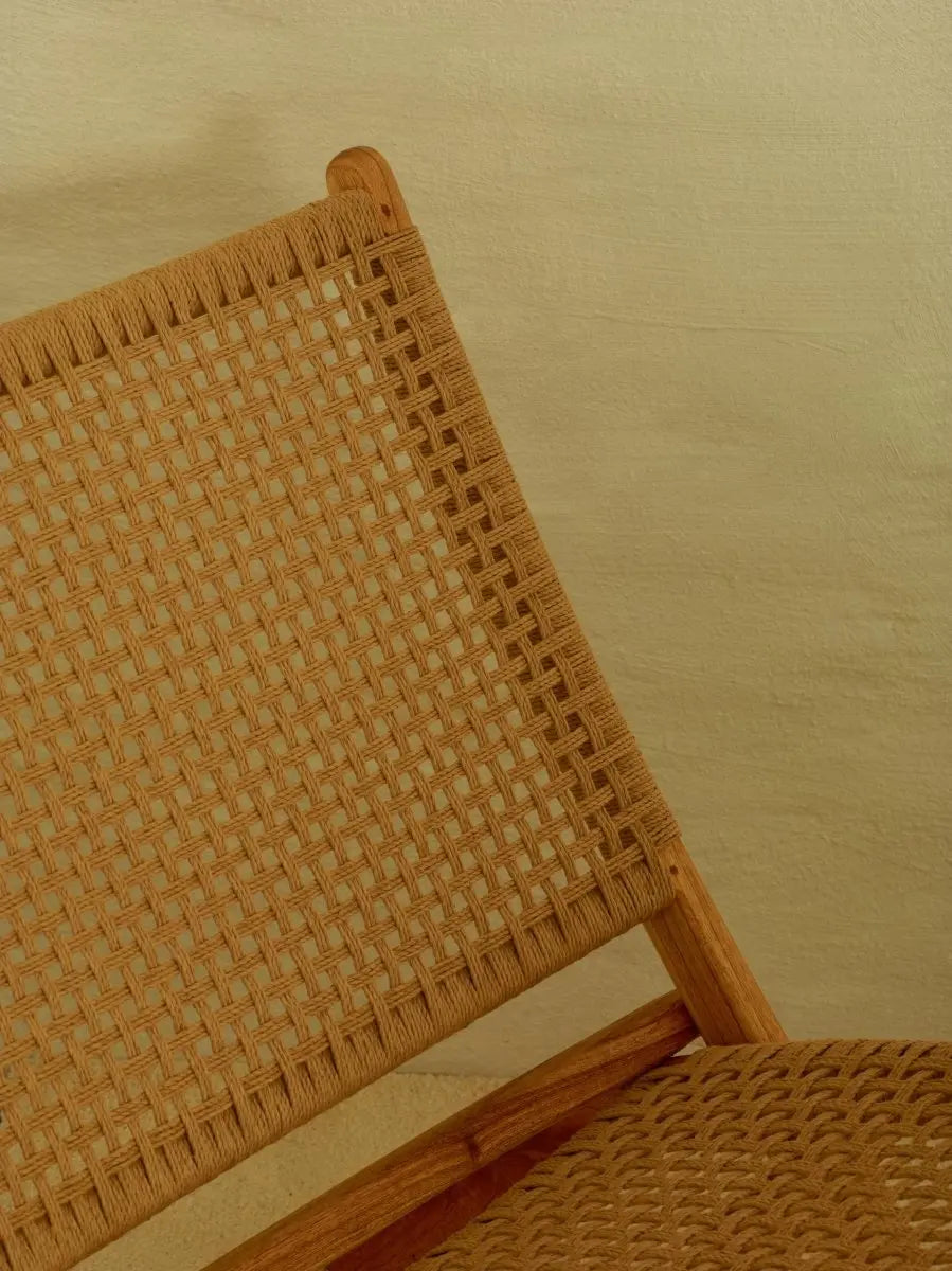 QUAX - Chaise Pliante Adulte en Corde à Tisser