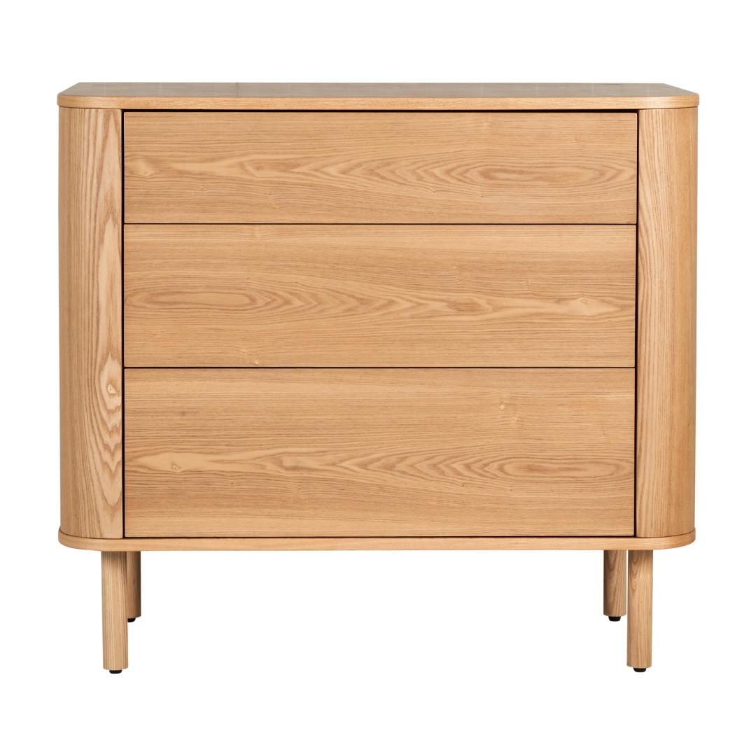QUAX - Commode 3 Tiroirs YUME - Frêne Naturel