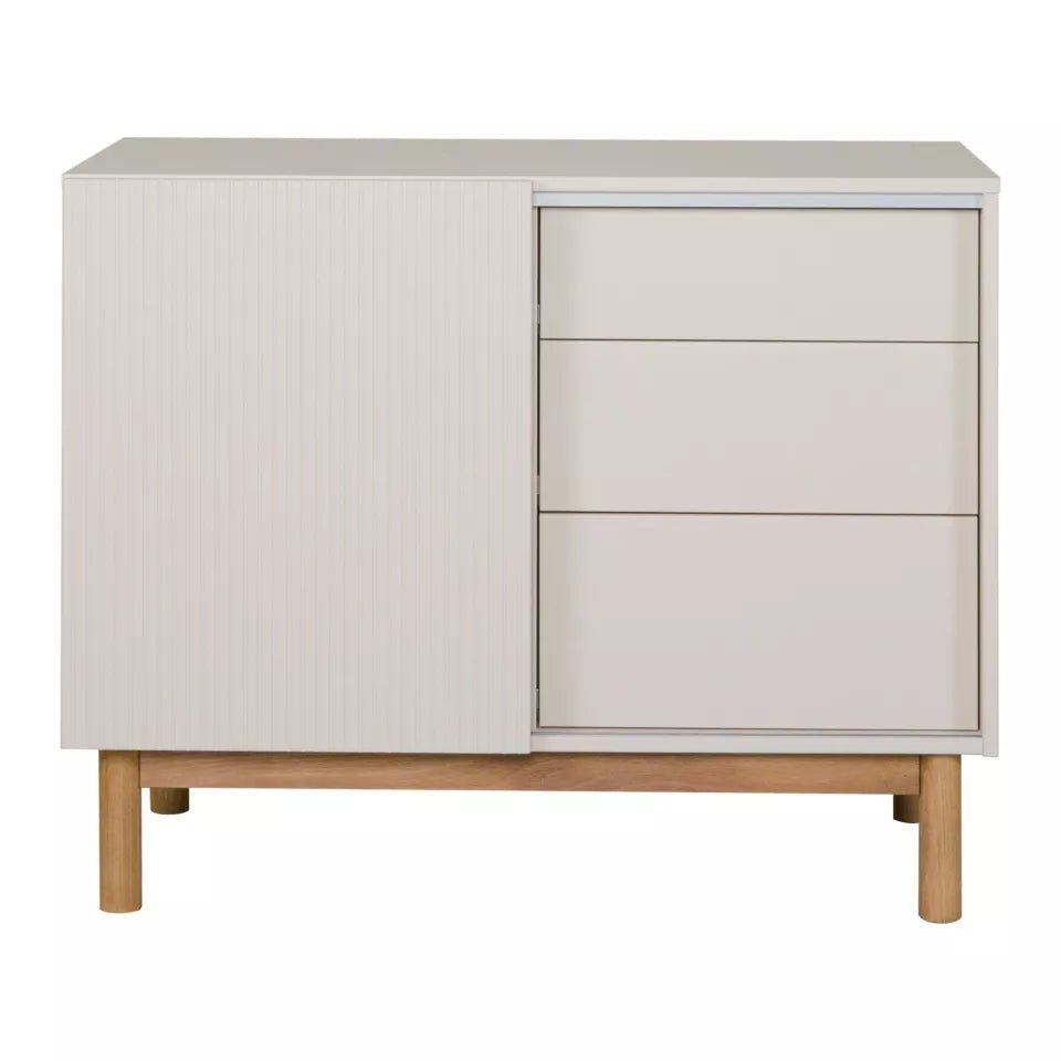 QUAX - Commode MOOD Porte + 3 Tiroirs - Argile
