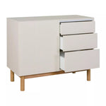 QUAX - Commode MOOD Porte + 3 Tiroirs - Argile