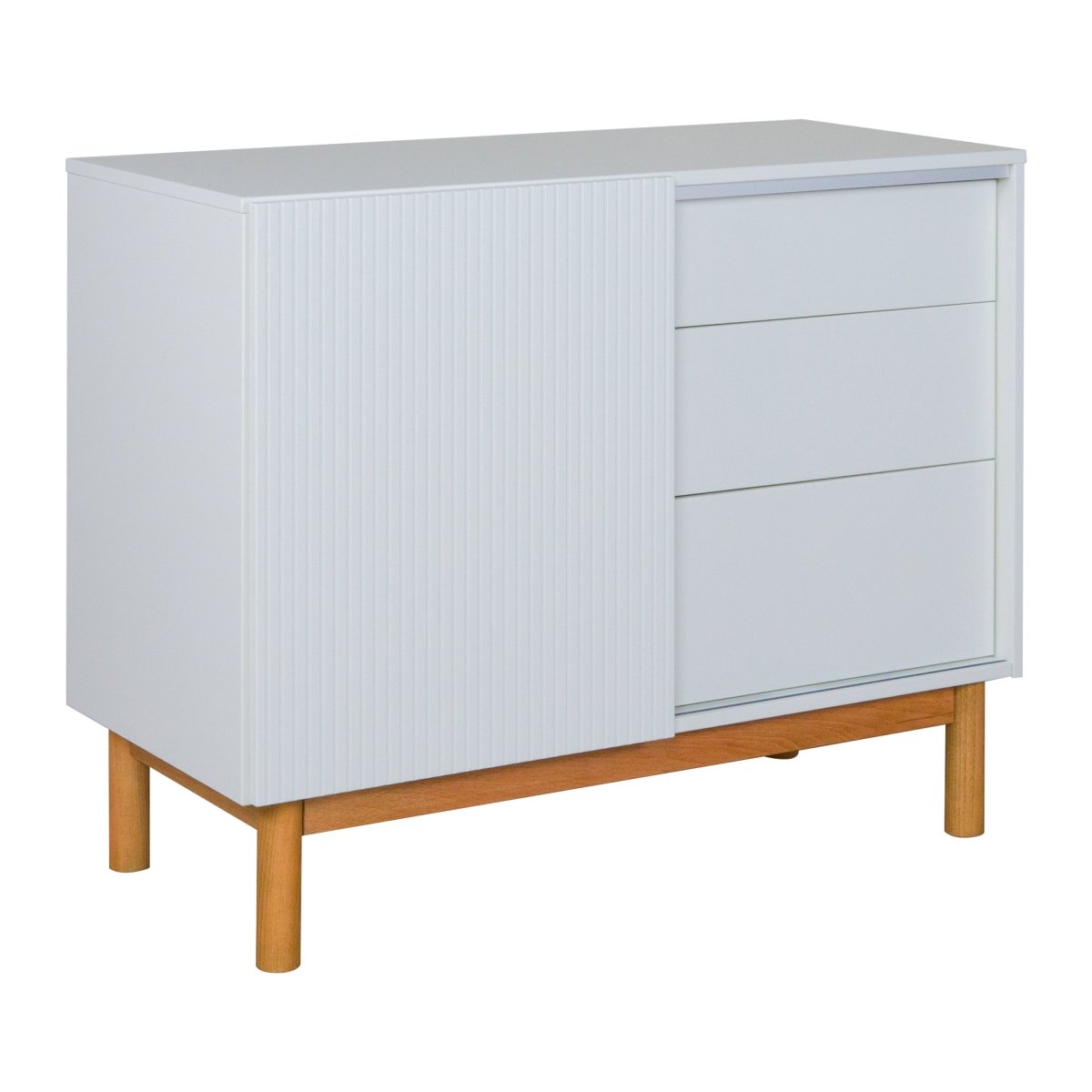 QUAX - Commode MOOD Porte + 3 Tiroirs - Blanc