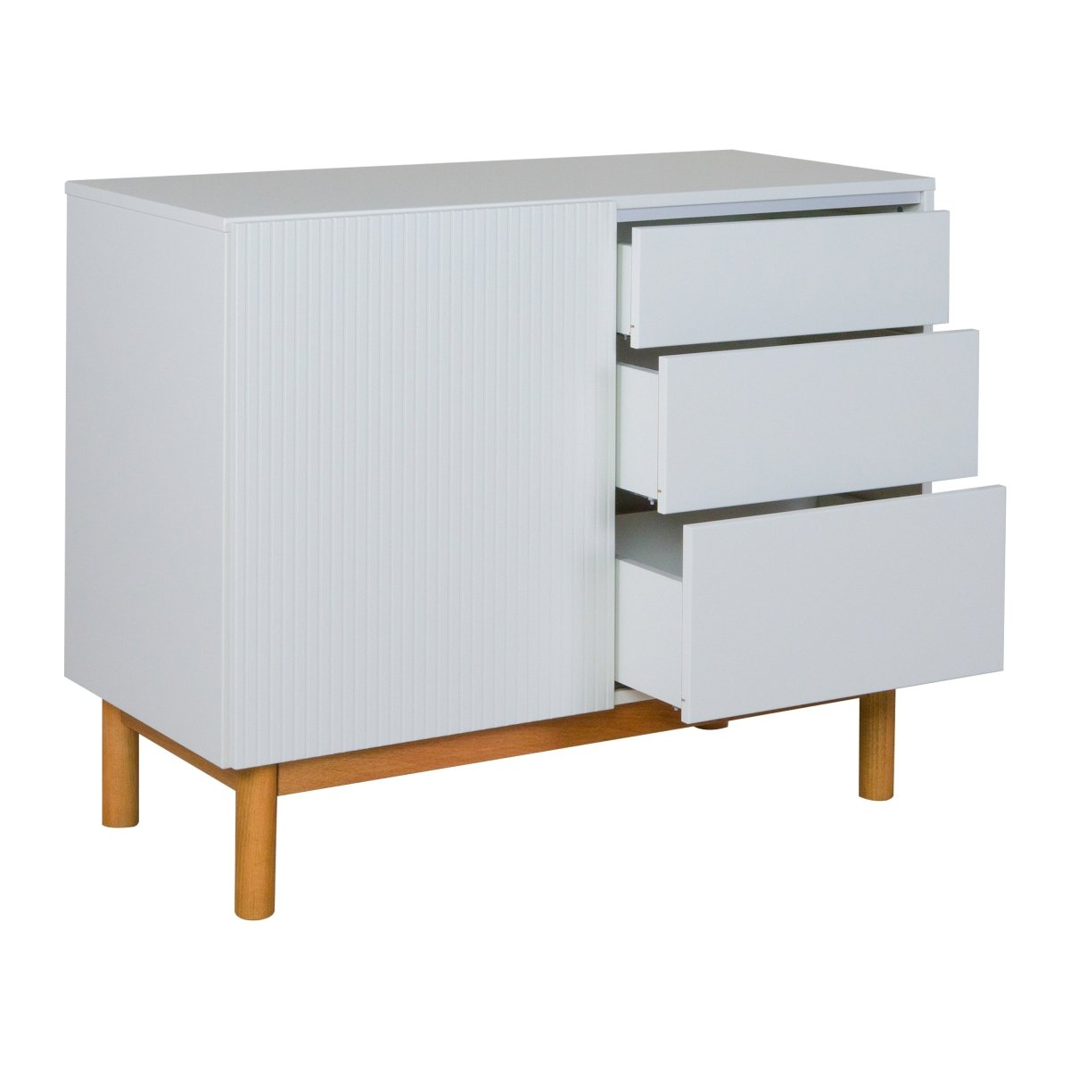 QUAX - Commode MOOD Porte + 3 Tiroirs - Blanc