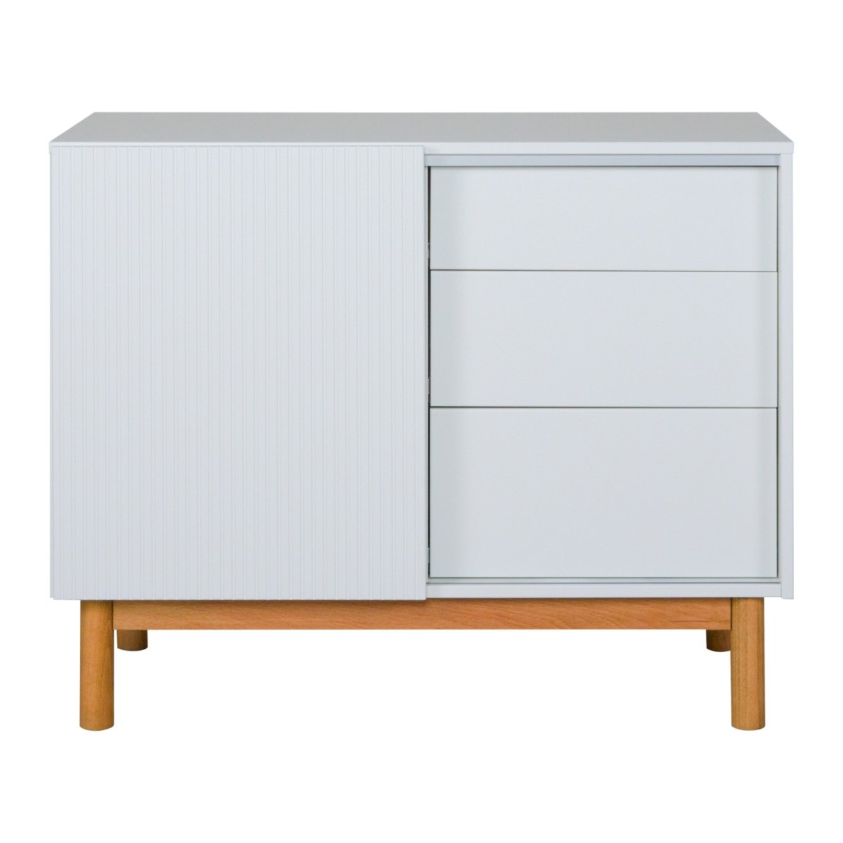 QUAX - Commode MOOD Porte + 3 Tiroirs - Blanc