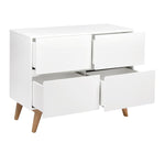 QUAX - Commode Trendy 4 Tiroirs - Blanc