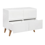 QUAX - Commode Trendy 4 Tiroirs - Blanc