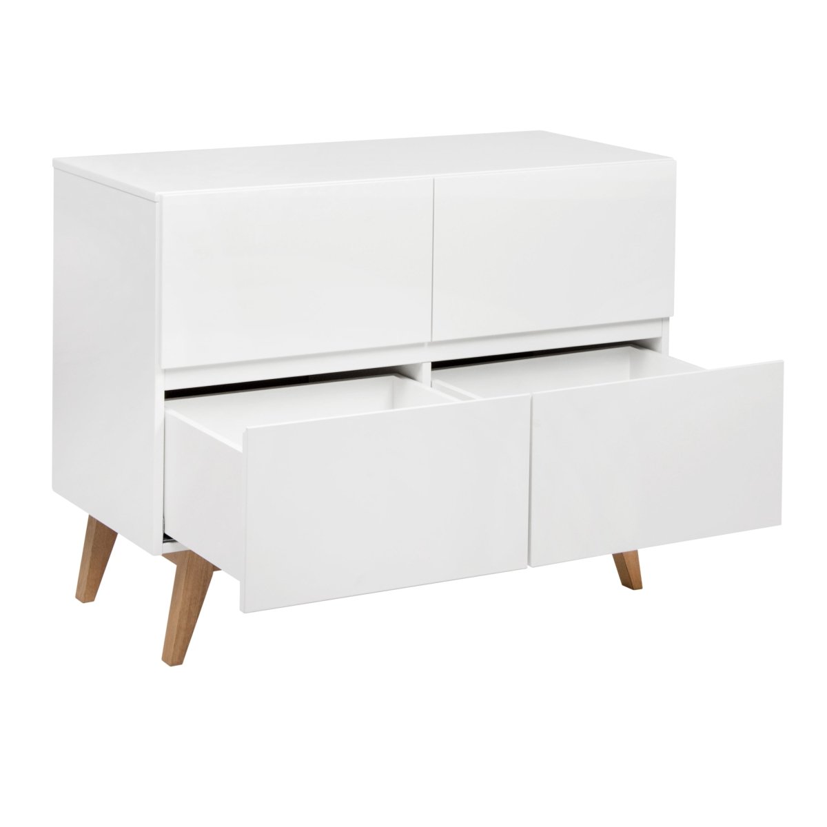 QUAX - Commode Trendy 4 Tiroirs - Blanc