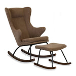 QUAX-Fauteuil À Bascule De Luxe - Coffee