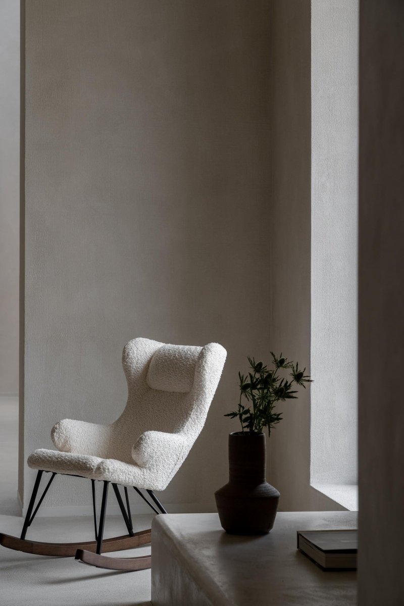 QUAX - Fauteuil À Bascule De Luxe Enfant Crème