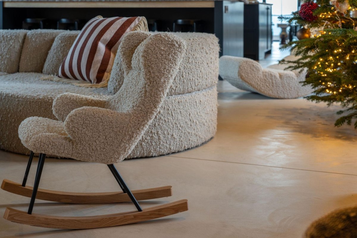 QUAX - Fauteuil À Bascule De Luxe Enfant Mouton