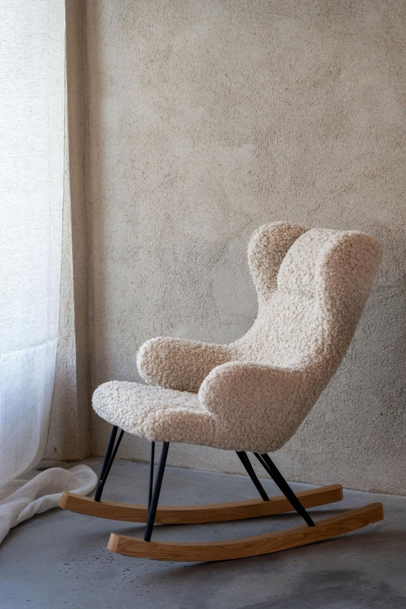 QUAX - Fauteuil À Bascule De Luxe Enfant Mouton