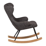 QUAX - Fauteuil À Bascule De Luxe Enfant Noir