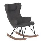 QUAX - Fauteuil À Bascule De Luxe Enfant Noir