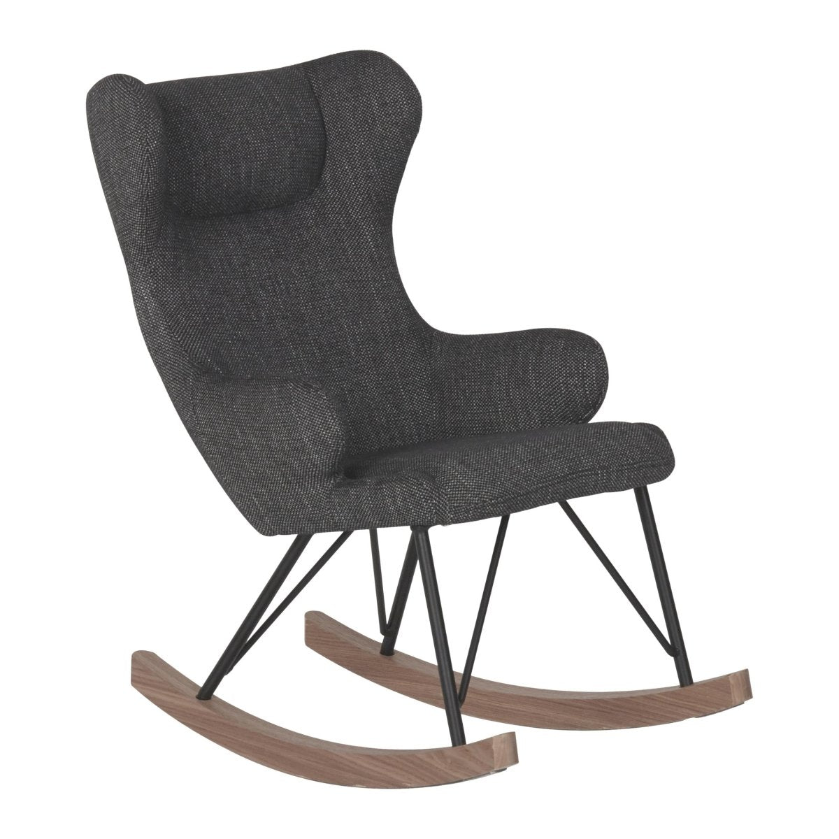 QUAX - Fauteuil À Bascule De Luxe Enfant Noir