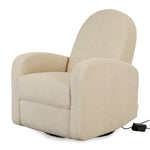 QUAX-Fauteuil D'Allaitement Électrique Swivel & Gliding - Teddy Taupe