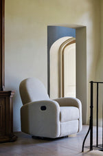 QUAX-Fauteuil D'Allaitement Swivel & Gliding - Teddy Taupe