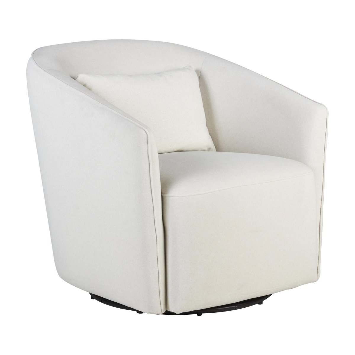 QUAX - Fauteuil Gomi - Swivel & Gliding Chair - Mohair Beige