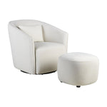 QUAX - Fauteuil Gomi - Swivel & Gliding Chair - Mohair Beige