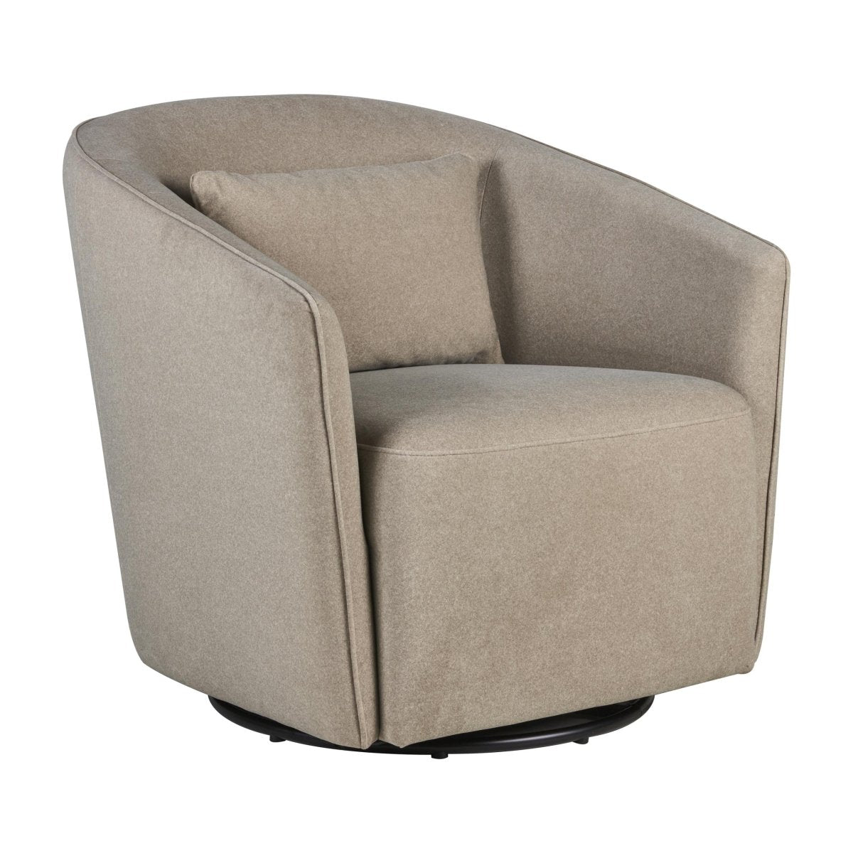 QUAX - Fauteuil Gomi - Swivel & Gliding Chair - Mohair Latte