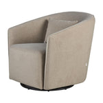 QUAX - Fauteuil Gomi - Swivel & Gliding Chair - Mohair Latte
