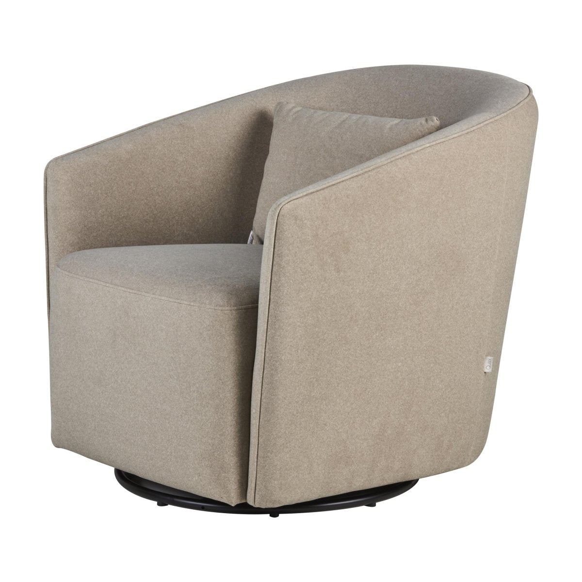 QUAX - Fauteuil Gomi - Swivel & Gliding Chair - Mohair Latte