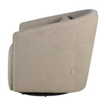 QUAX - Fauteuil Gomi - Swivel & Gliding Chair - Mohair Latte