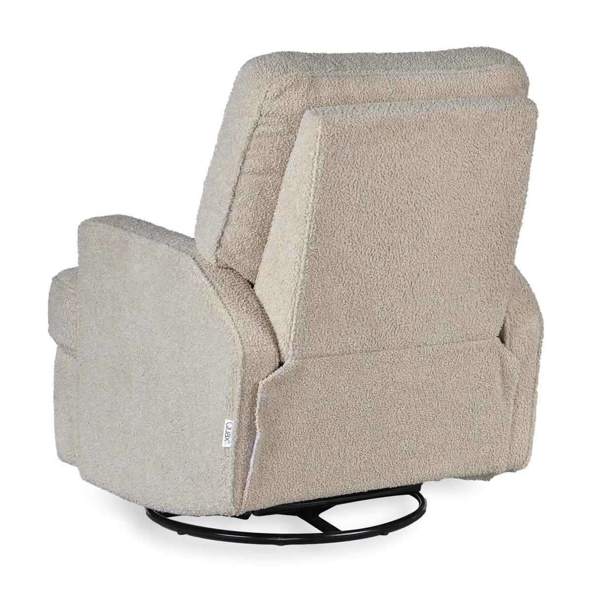 QUAX - Fauteuil Inclinable Electrique - Swivel & Gliding - Teddy Taupe