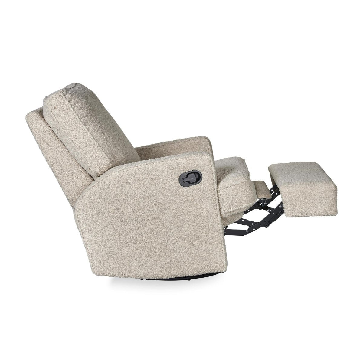 QUAX - Fauteuil Inclinable Electrique - Swivel & Gliding - Teddy Taupe