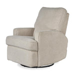 QUAX - Fauteuil Inclinable Electrique - Swivel & Gliding - Teddy Taupe