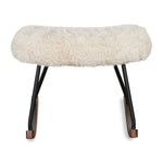QUAX-Hocker Rocker De Luxe - Pluche Chalk