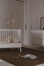 QUAX - Lit Bébé ASHI 120 x 60 cm - Creme