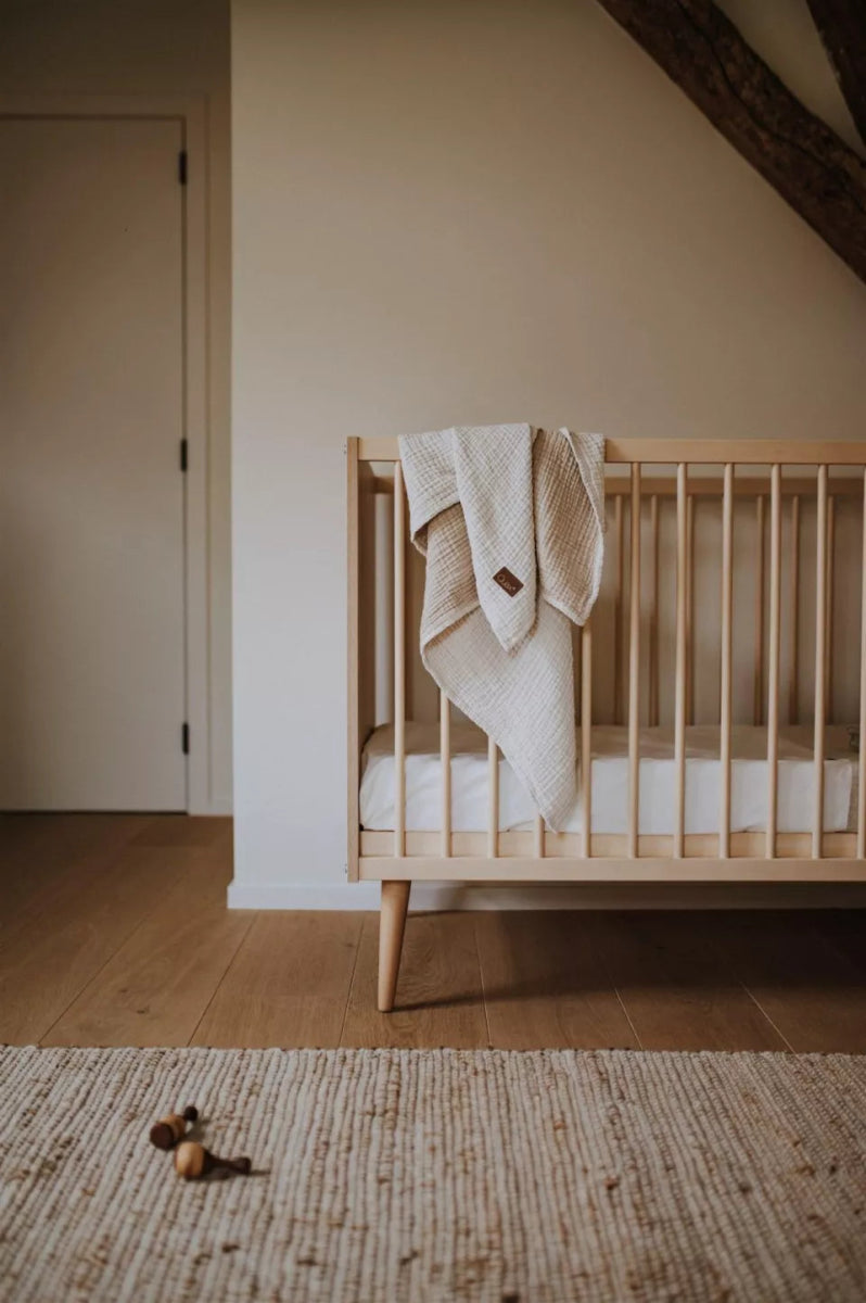 QUAX - Lit Bébé COCOON 120 x 60 cm - Chêne Naturel