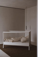 QUAX - Lit Bébé Évolutif ASHI 140 x 70 cm - Crème