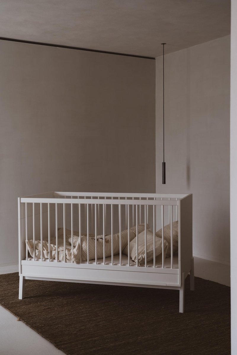 QUAX - Lit Bébé Évolutif ASHI 140 x 70 cm - Crème