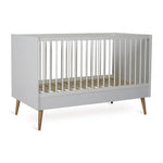 QUAX - Lit Bébé Évolutif COCOON 140 x 70 cm - Blanc Glacé