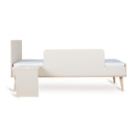 QUAX - Lit Bébé Évolutif Flow 140 x 70 cm - Argile