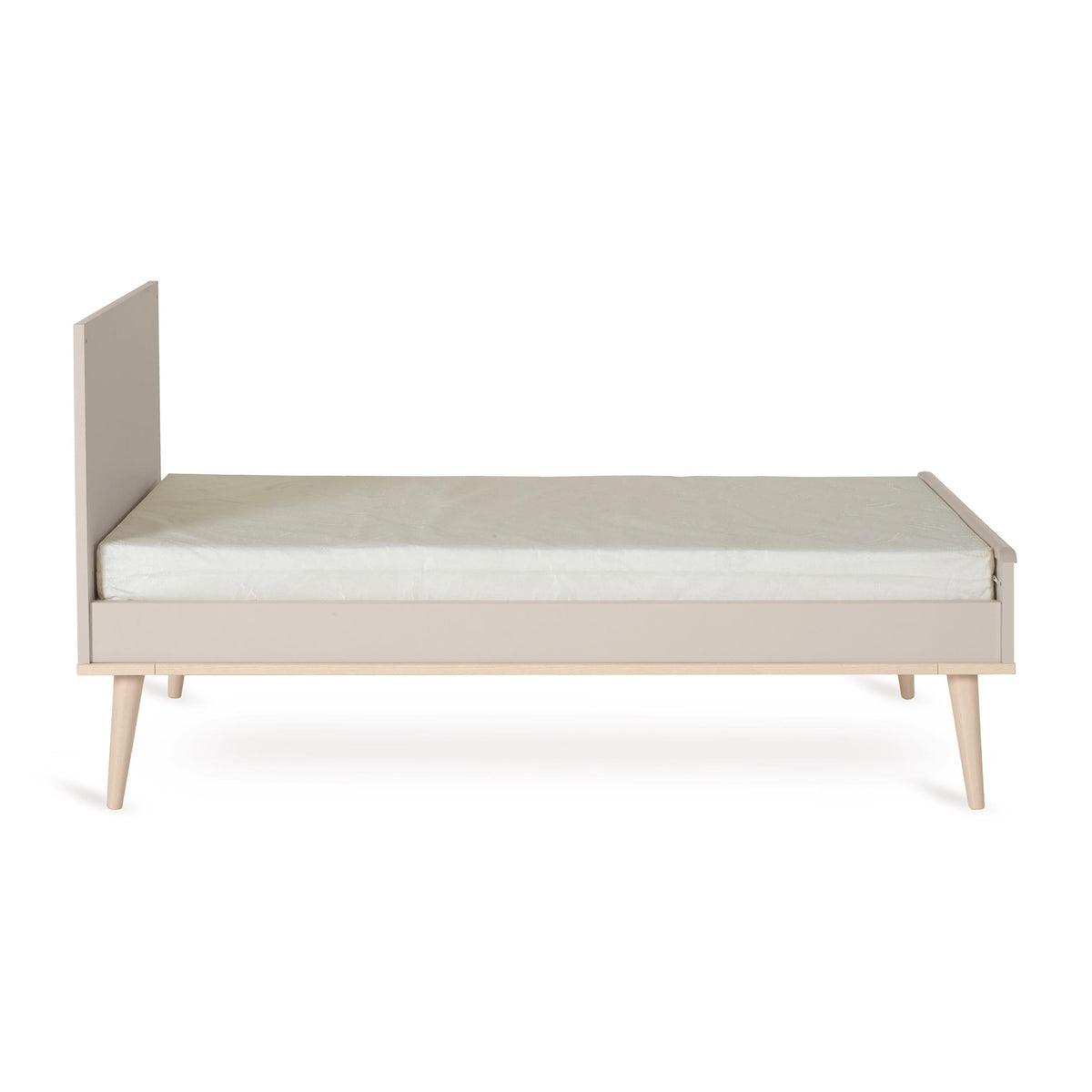 Lit Bébé Évolutif Flow 140 x 70 cm - Argile QUAX