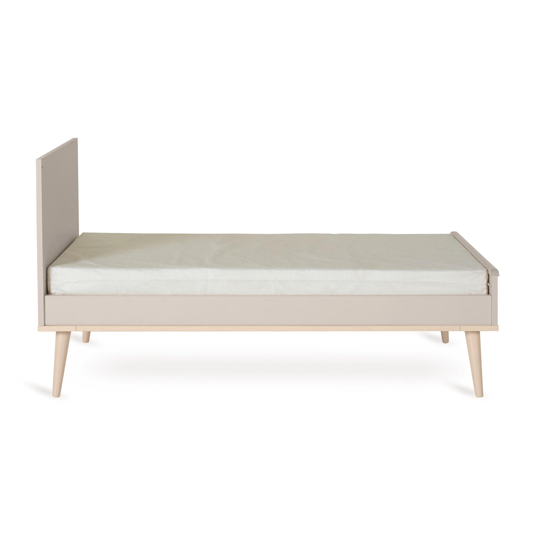 Lit Bébé Évolutif Flow 140 x 70 cm - Argile QUAX