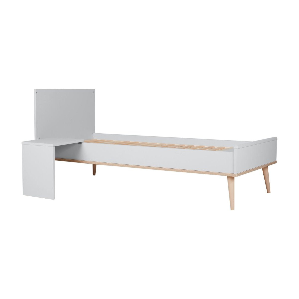 QUAX - Lit Bébé Évolutif Flow 140 x 70 cm - Blanc