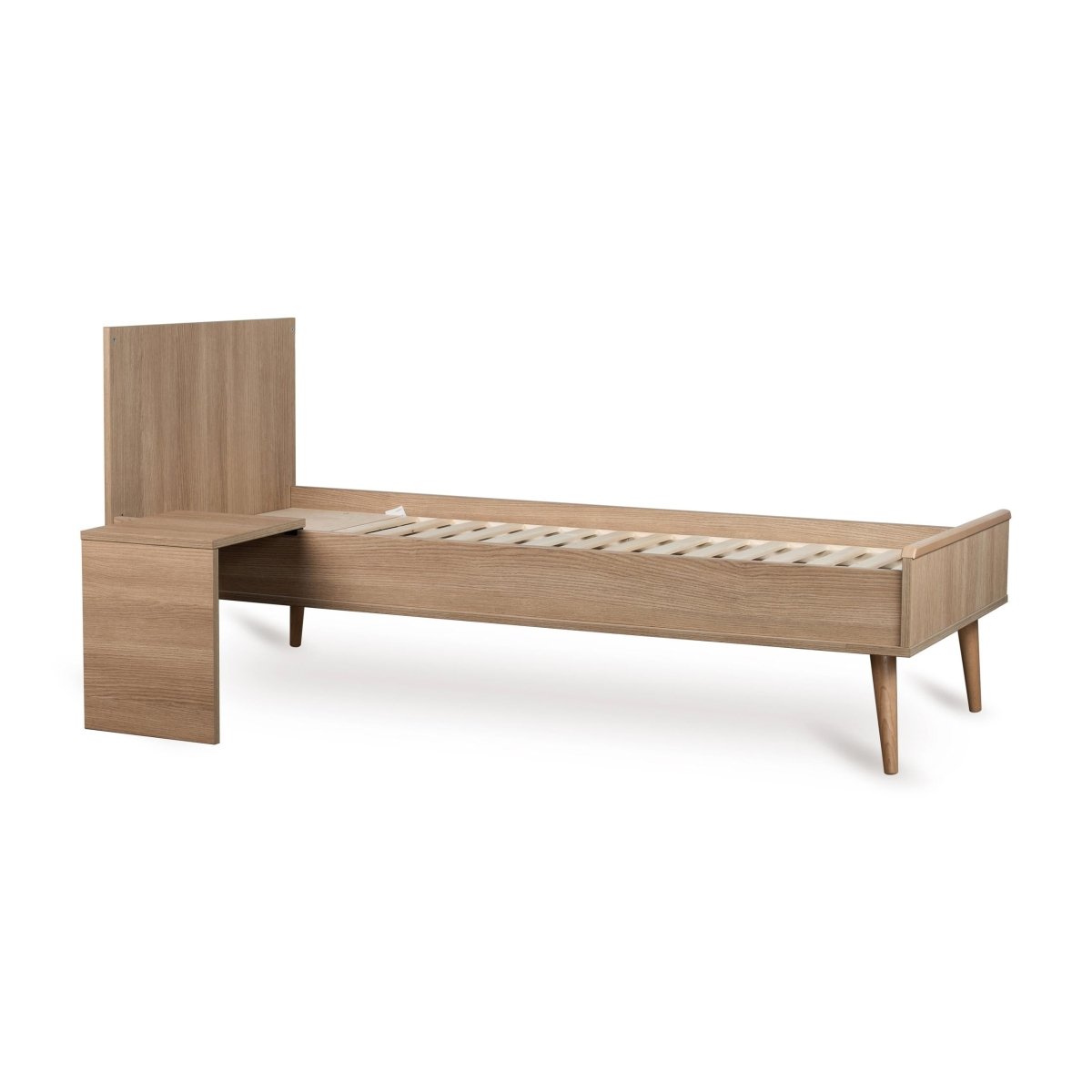 QUAX - Lit Bébé Évolutif Flow 140 x 70 cm - Frêne Miel