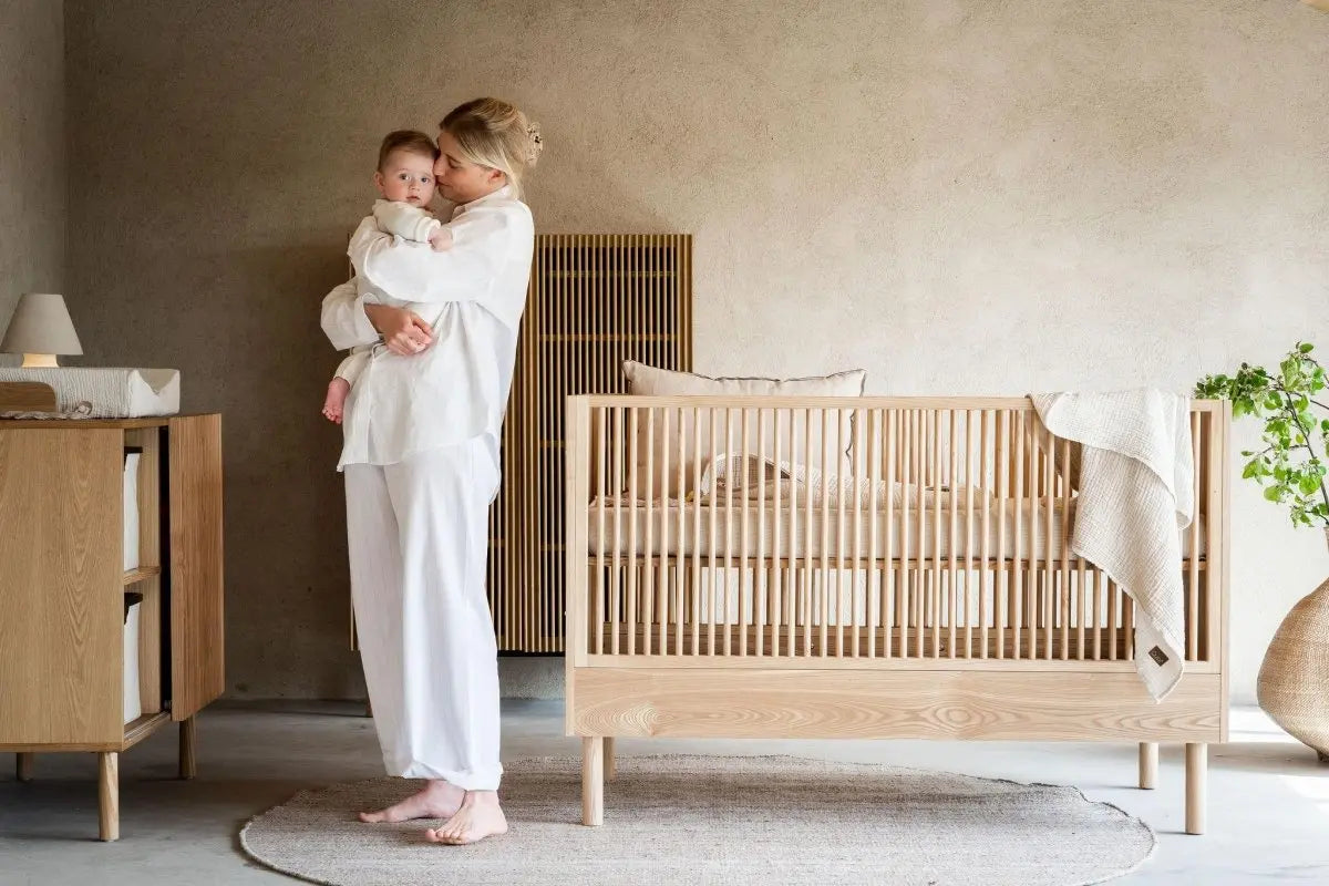 QUAX - Lit Bébé Évolutif HAI NO KI 70 x 140 Cm - Les Petits