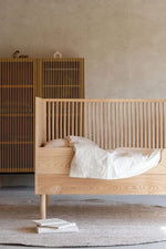 QUAX - Lit Bébé Évolutif HAI NO KI 70 x 140 Cm - Les Petits