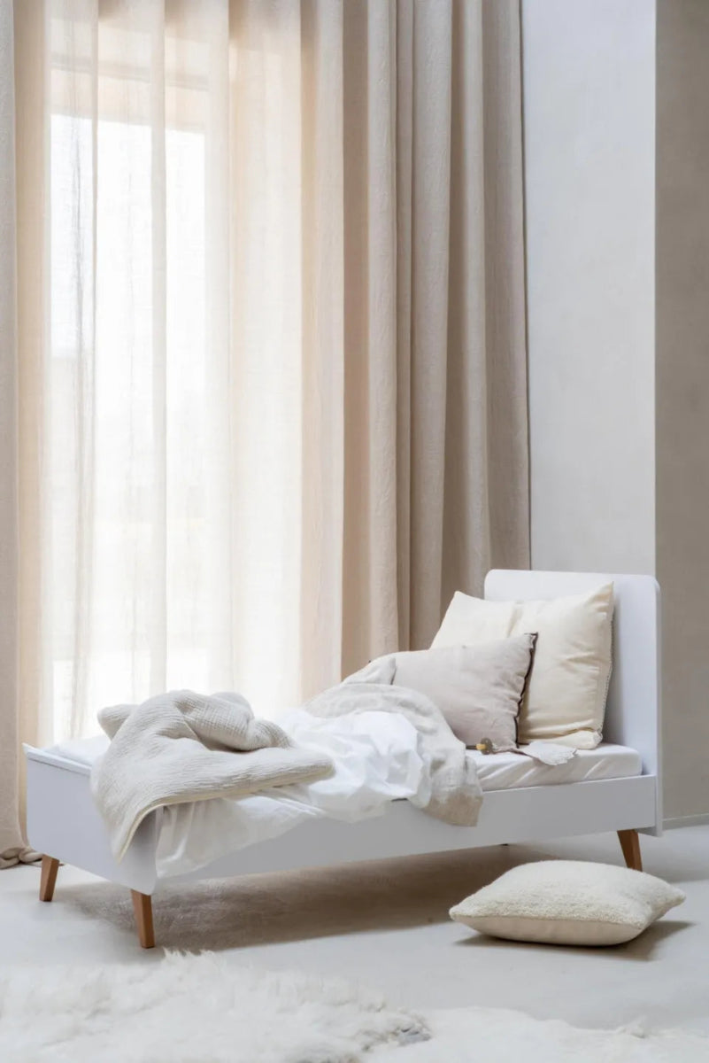 QUAX - Lit Bébé Évolutif LOFT 70 x 140 Cm - Blanc