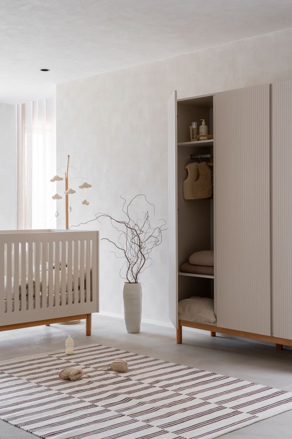 QUAX - Lit Bébé Évolutif MOOD 70 x 140 Cm - Argile