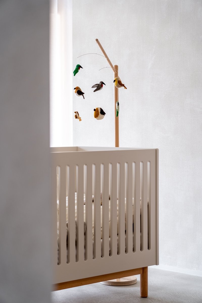 QUAX - Lit Bébé Évolutif MOOD 70 x 140 Cm - Argile