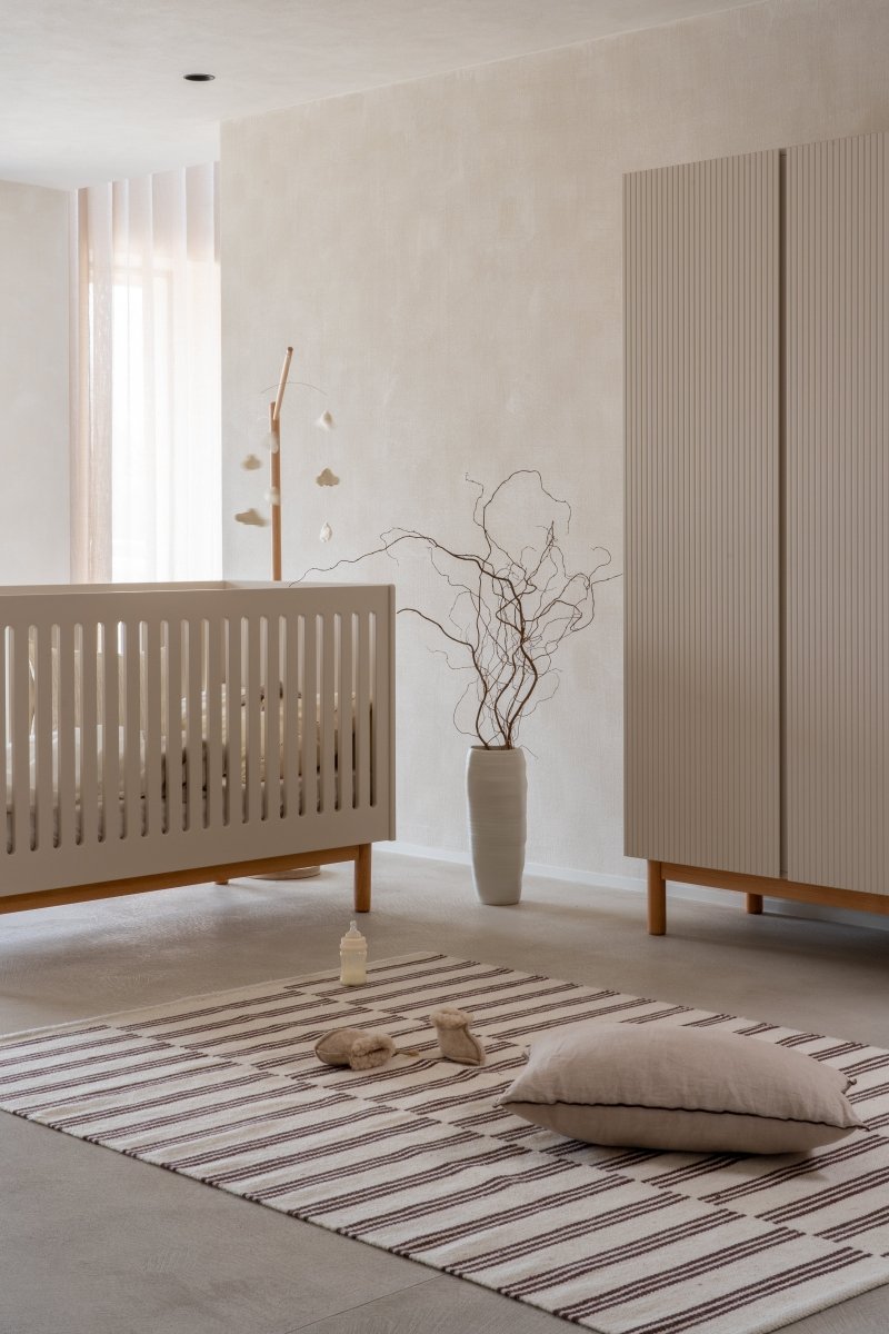 QUAX - Lit Bébé Évolutif MOOD 70 x 140 Cm - Argile