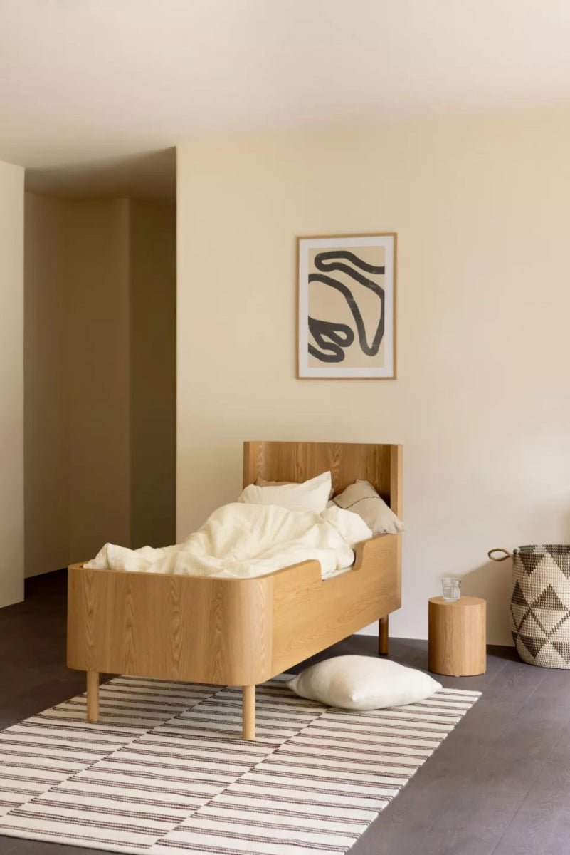 QUAX - Lit Bébé Évolutif YUME 70 x 140 cm - Frêne Naturel